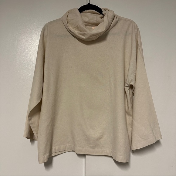 ARLENE PRESCOTT CREAM COWL NECK BLOUSE One Size - Picture 1 of 5